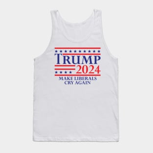 Trump 2024 Make Liberals Cry Again v2 Tank Top